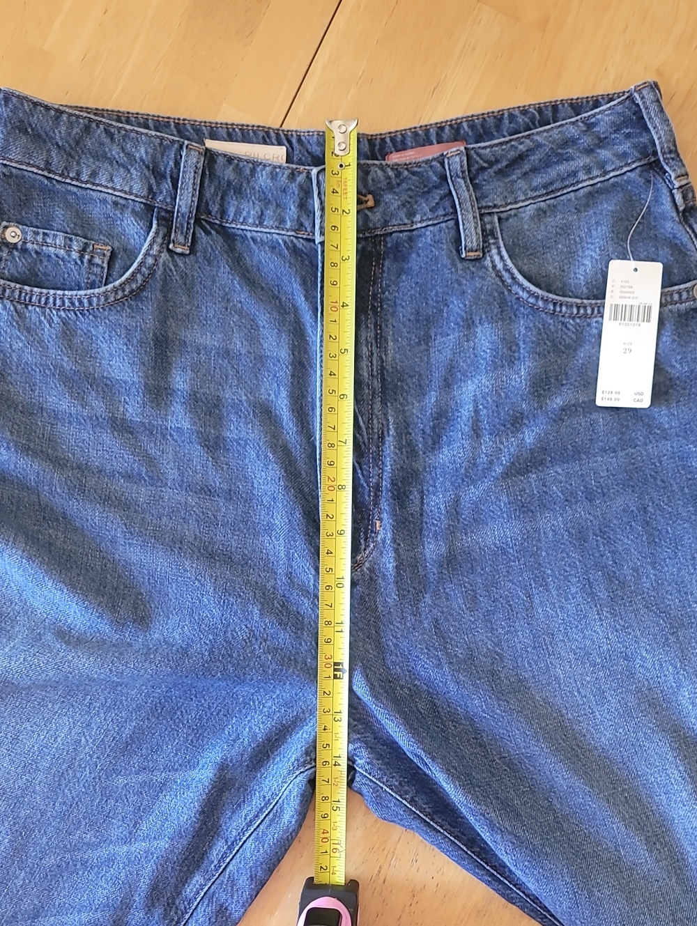 Pilcro Anthropologie High Rise Wide Leg Jeans Size 29 - Picture 8 of 12